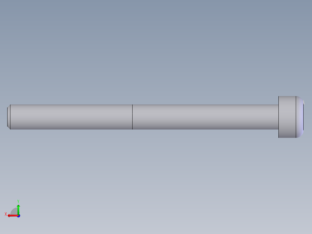 内六角圆柱头螺钉  M6×6501后视图