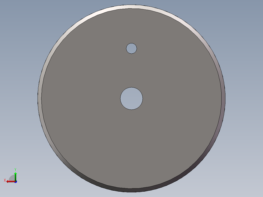 GB╱T 892-1986[螺栓紧固轴端挡圈A型A75]前视图