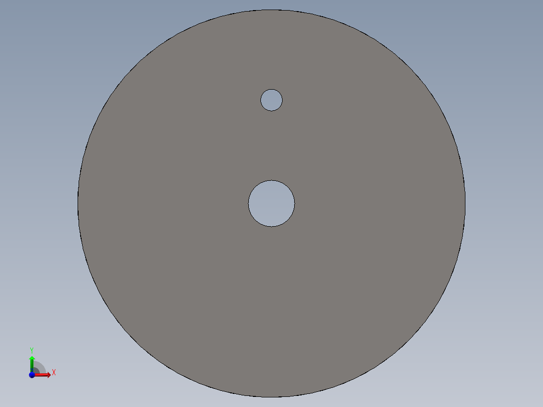 GB╱T 892-1986[螺栓紧固轴端挡圈A型A75]后视图