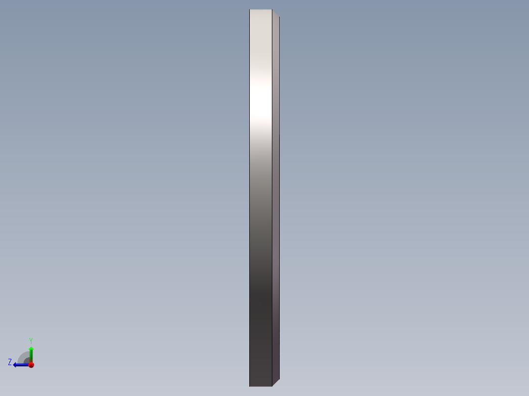 GB╱T 892-1986[螺栓紧固轴端挡圈A型A75]左视图