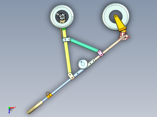 婴童三轮车俯视缩略图