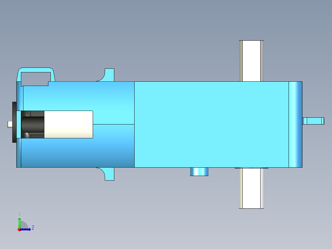 A0002878-电机双轴左视图