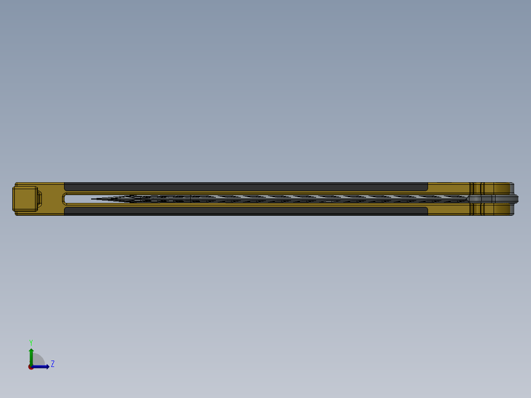 折叠刀、刀 (18)左视图