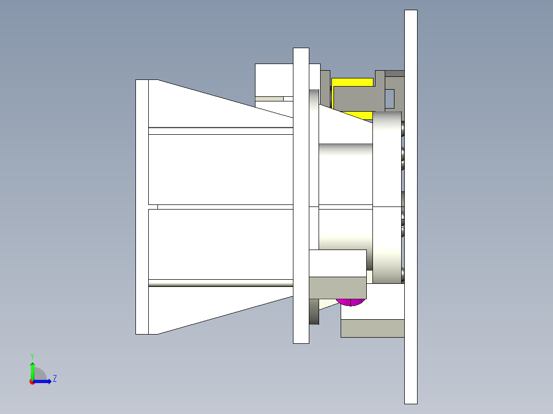 90度旋转工作台 1023973左视图