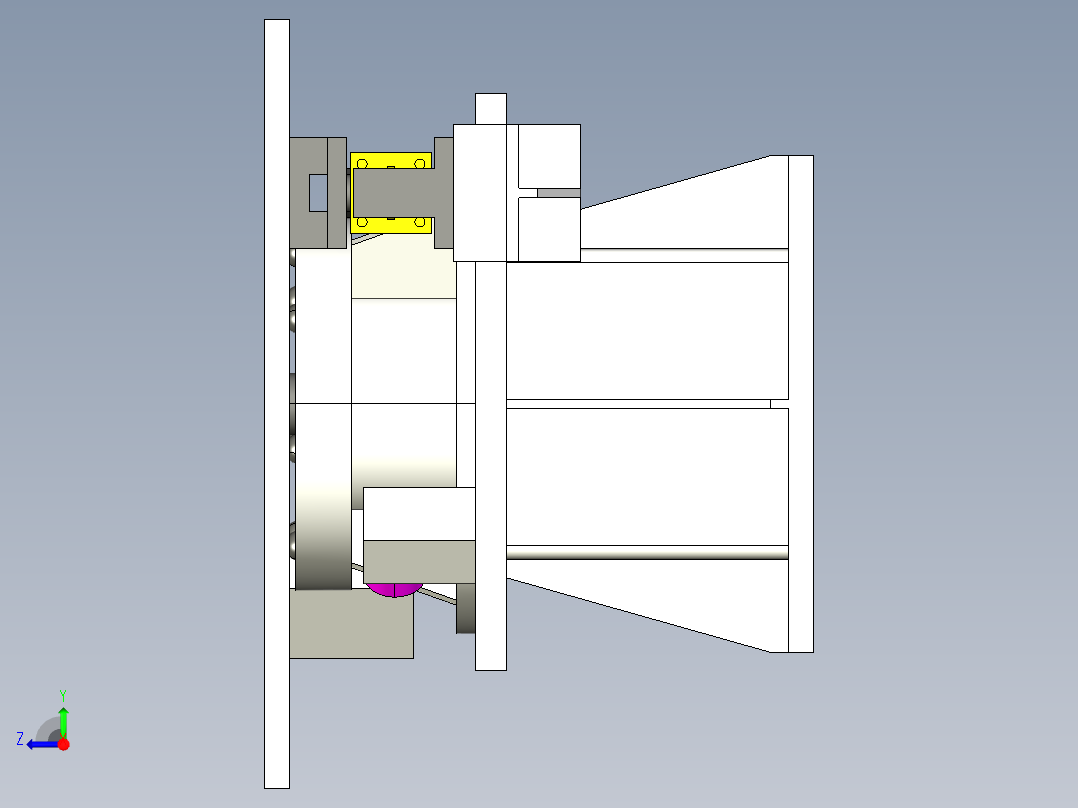 90度旋转工作台 1023973右视图