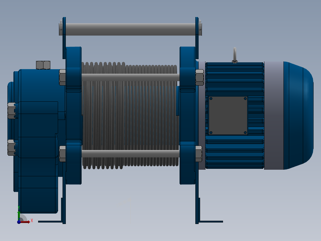卷扬机  Electric Hoist 220v GKS-KCD1000前视图