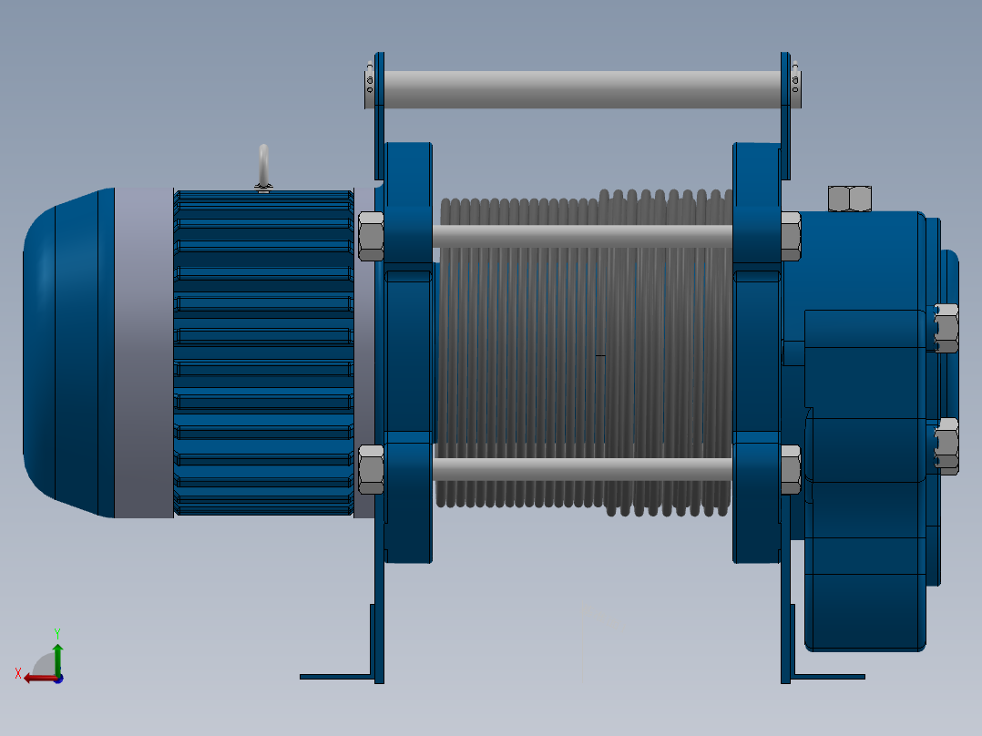 卷扬机  Electric Hoist 220v GKS-KCD1000后视图