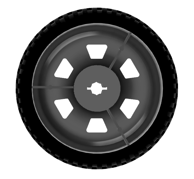 Engino 7 厘米车轮