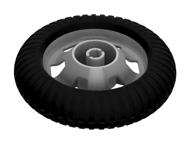 Engino 7 厘米车轮