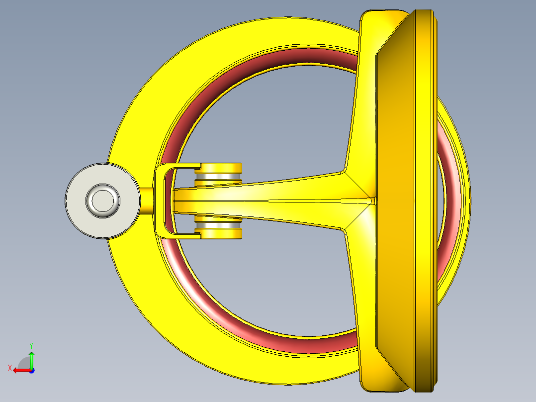 心理学催眠教具后视图