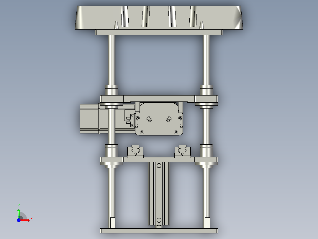 移栽组件前视图