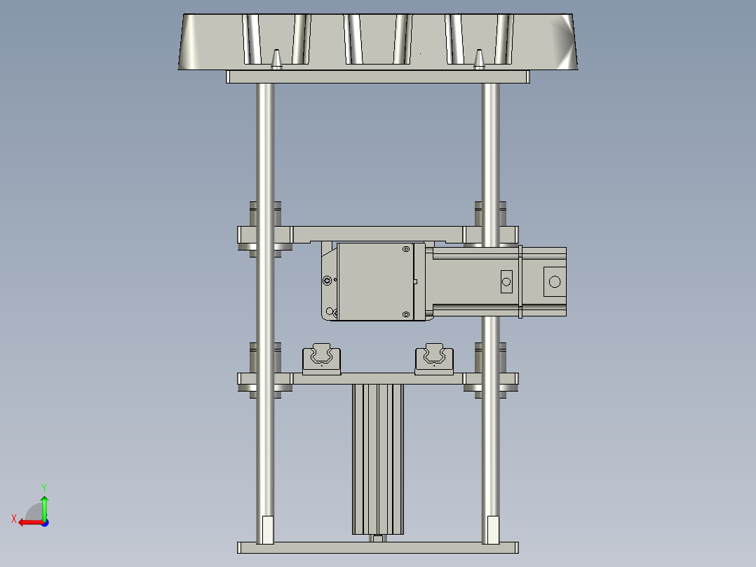 移栽组件后视图