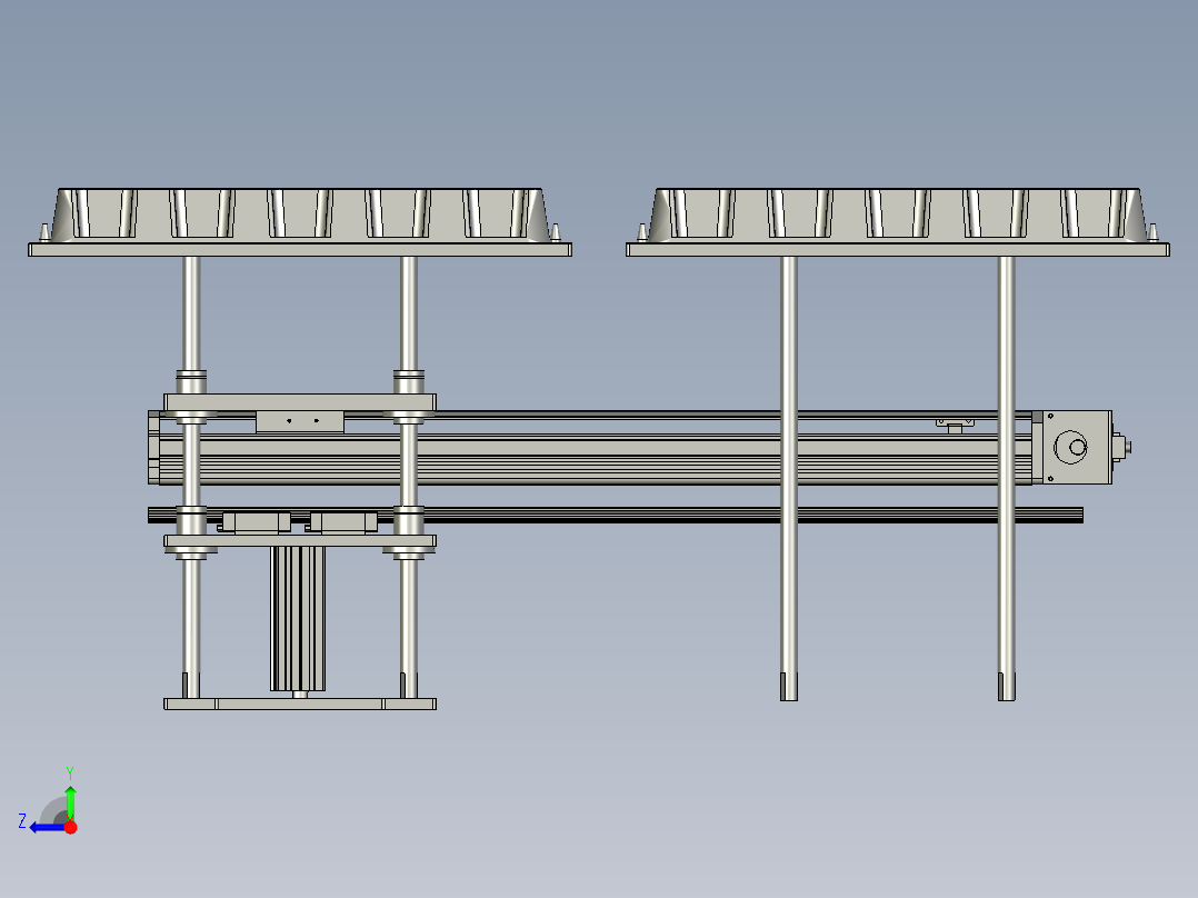移栽组件右视图