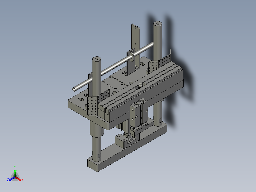 TRD899MINI-31-00热封基座组件正等轴测图