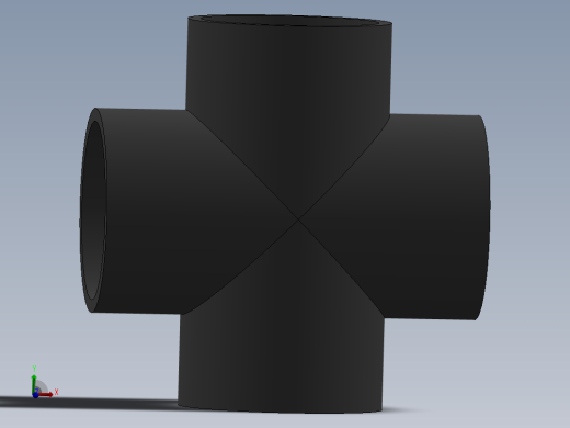 Cross DN100 PN10 U-PVC