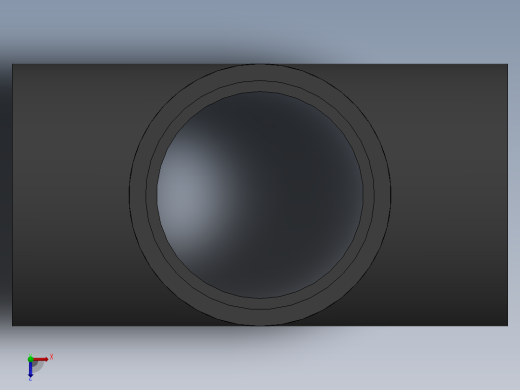 Cross DN100 PN10 U-PVC俯视缩略图