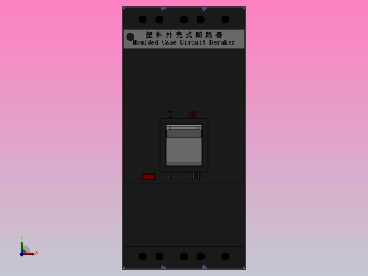 HM3 63-800A 3极固定式塑料外壳式断路器[HM3-100A]前视缩略图