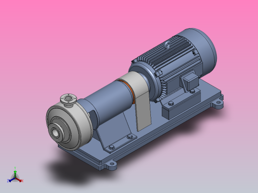 DHX1均质乳化泵[DHX1-165]正等轴测缩略图