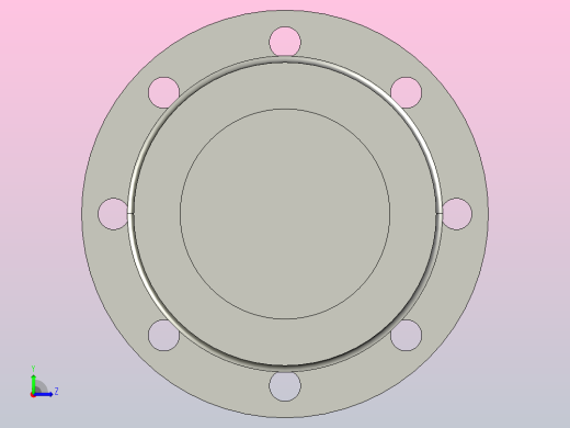 GB╱T 3420-2008[盲法兰盘DN150]左视缩略图