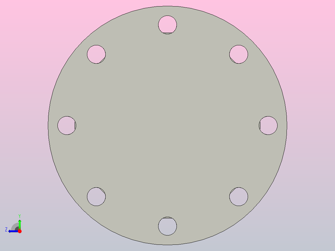 GB╱T 3420-2008[盲法兰盘DN150]右视图