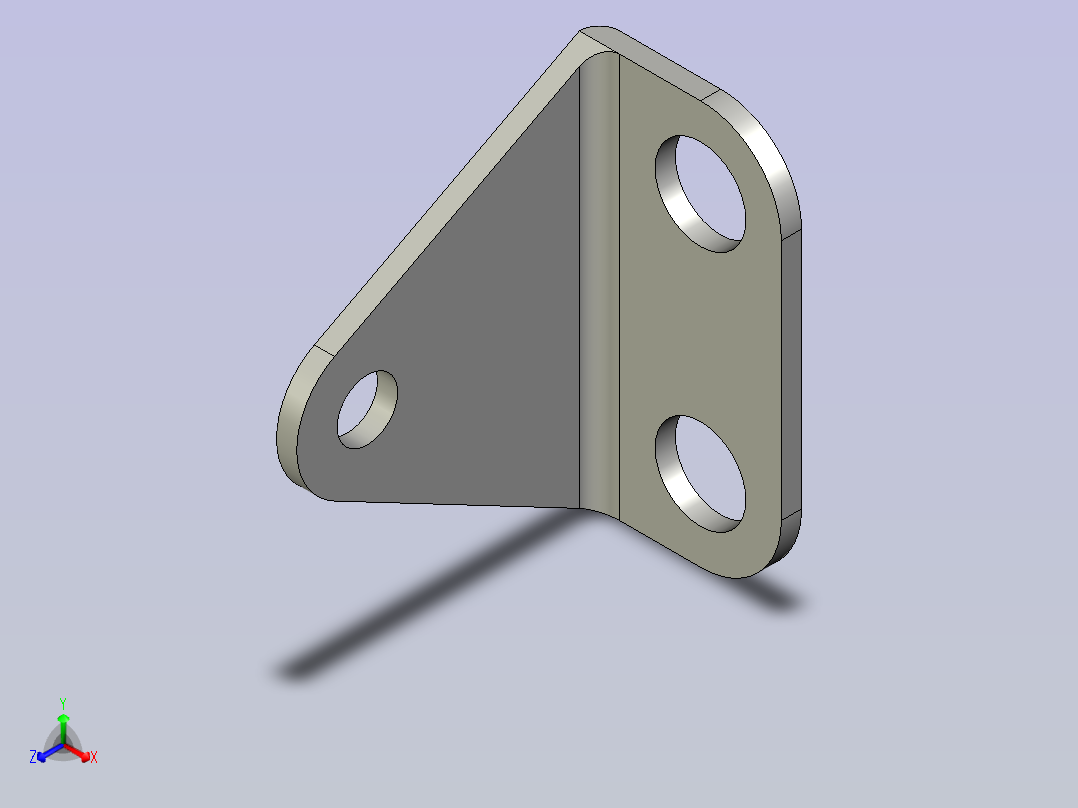 可调节的支撑杆端托架主视图
