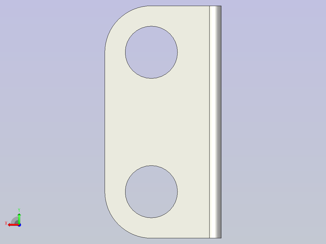 可调节的支撑杆端托架后视图