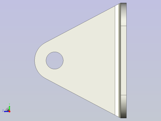 可调节的支撑杆端托架右视缩略图