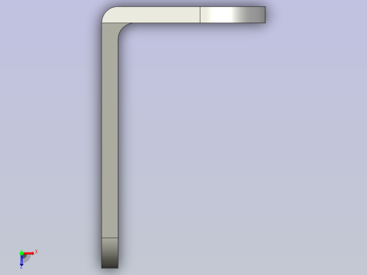 可调节的支撑杆端托架俯视缩略图