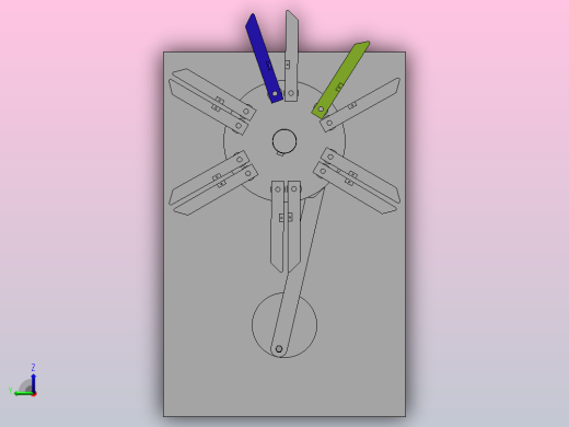 圆盘状工序盘左视缩略图