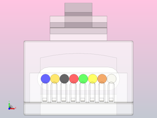 RJ45插头前视缩略图