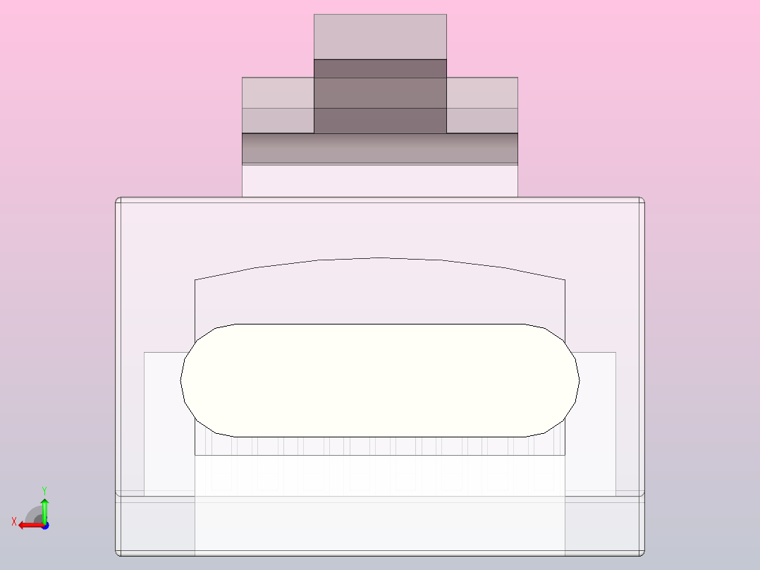 RJ45插头后视图