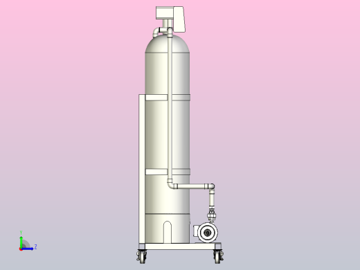 水过滤器模型左视缩略图
