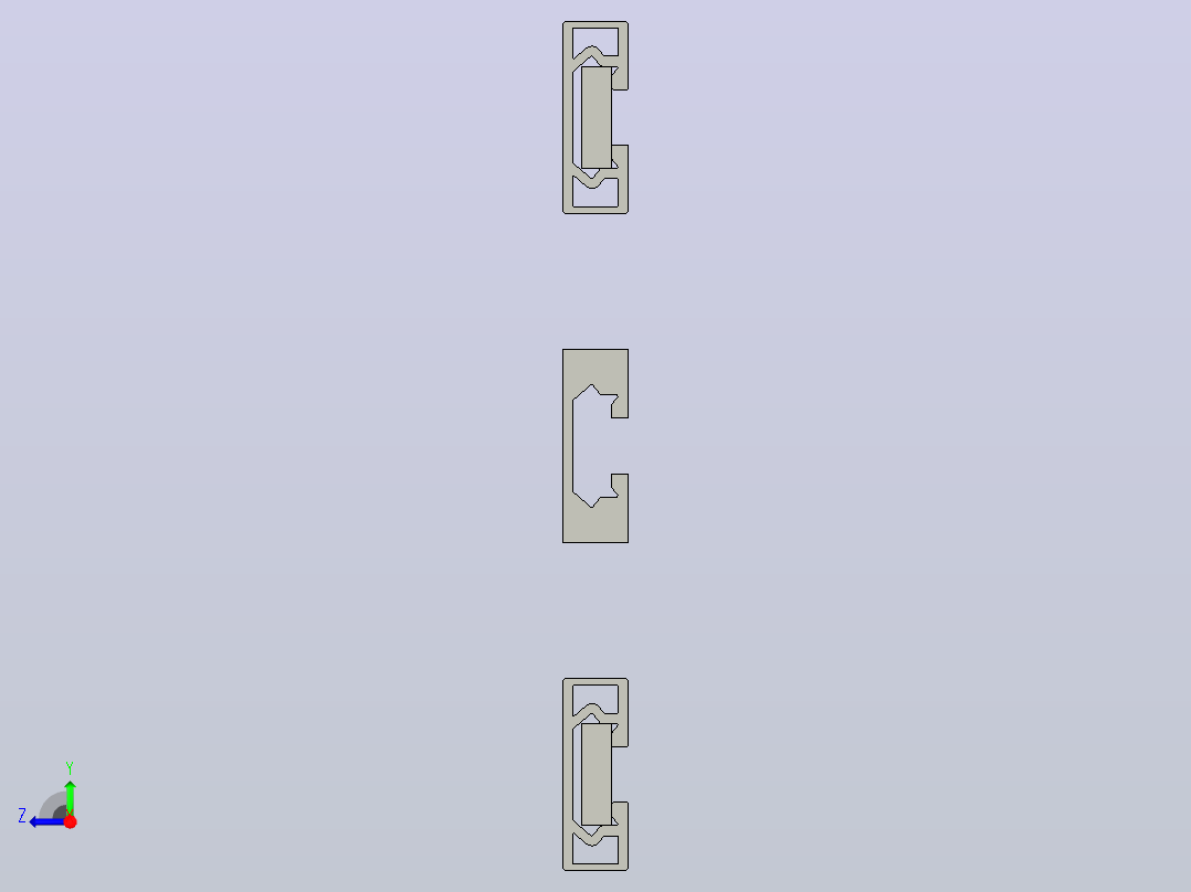 YBZDG-3M-C1直导轨右视图