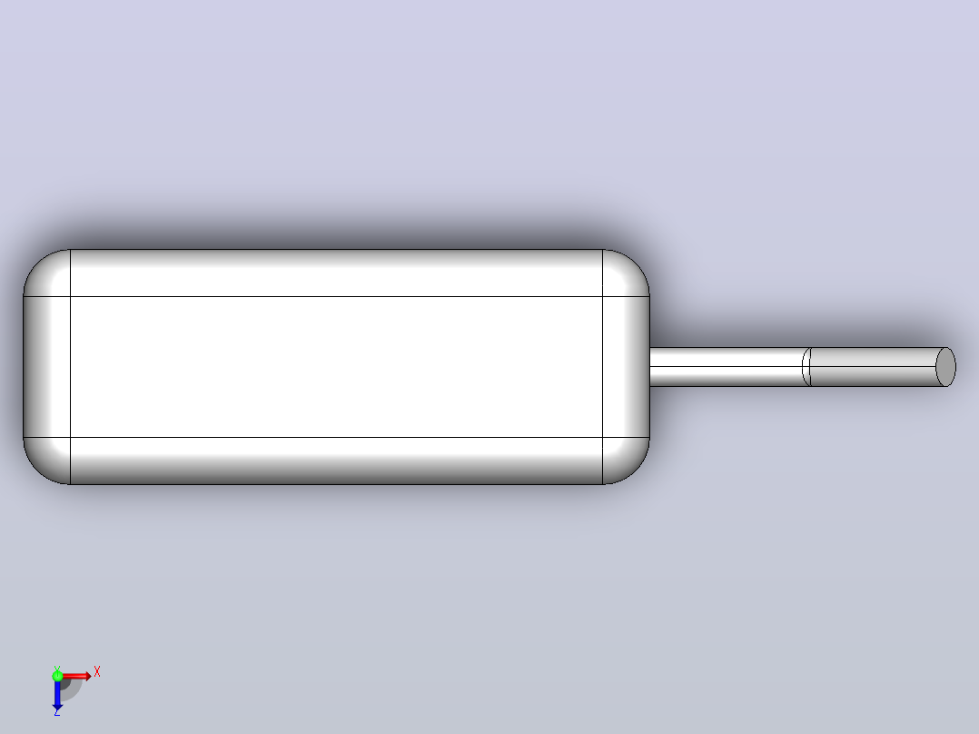 TE-DHT数字式温湿度变送器[TE-DHT]俯视图