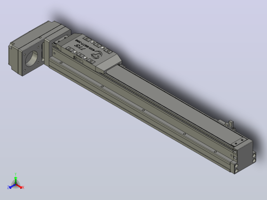 TH5-L300-B5-BL轨道内嵌式模组滑台主视缩略图