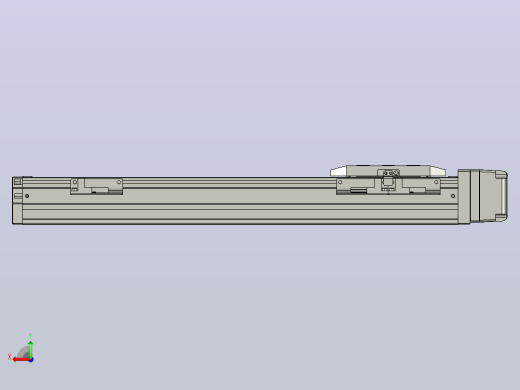 TH5-L300-B5-BL轨道内嵌式模组滑台后视缩略图