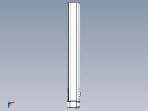 皮带直线轴半封闭可选导轨TPA-HNB-175D-140-L1100-LP-Y-P75-N3俯视缩略图