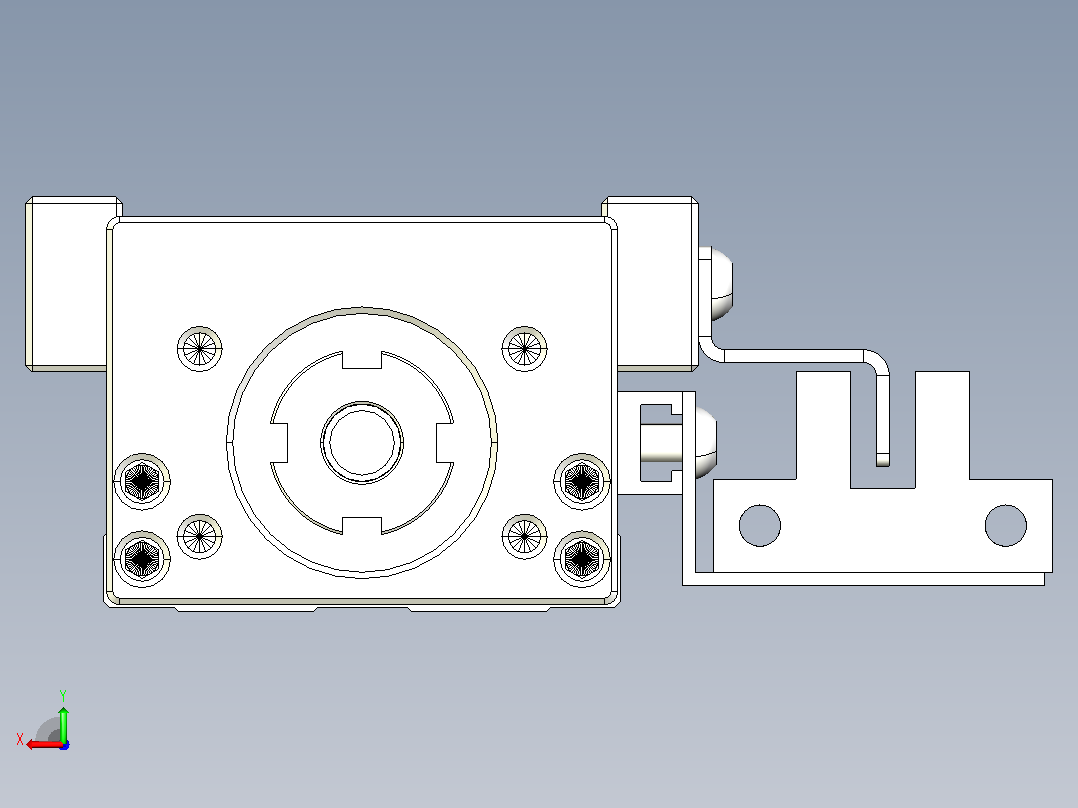 钢基模组TPA-KNR-4002C-100A1-M-F0S1后视图