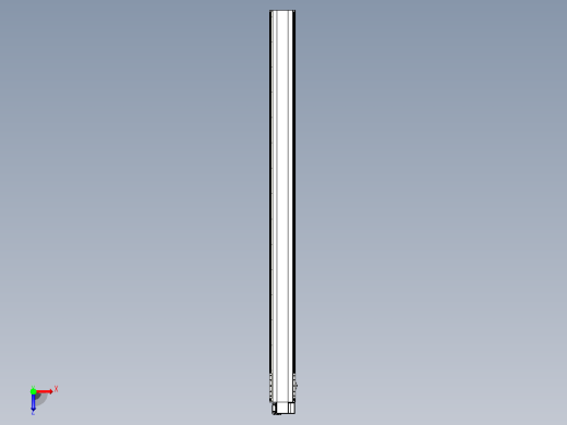 皮带直线轴半封闭可选导轨TPA-HNB-202D-140-L2750-RP-Y-P75-N3俯视缩略图