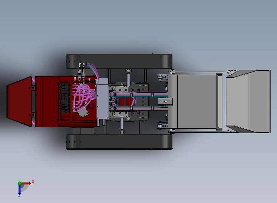 A21-农用全液压搬运机俯视图