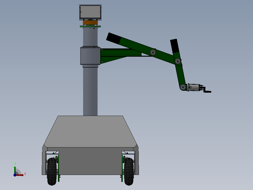 mechanical-design-agriculture-robot SW前视图