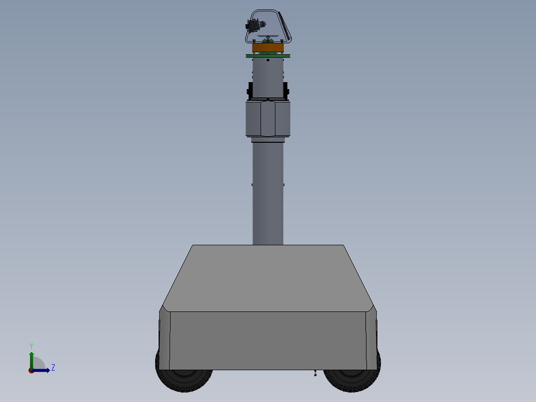 mechanical-design-agriculture-robot SW左视图