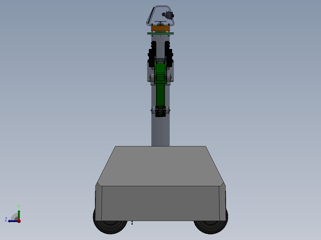 mechanical-design-agriculture-robot SW右视图