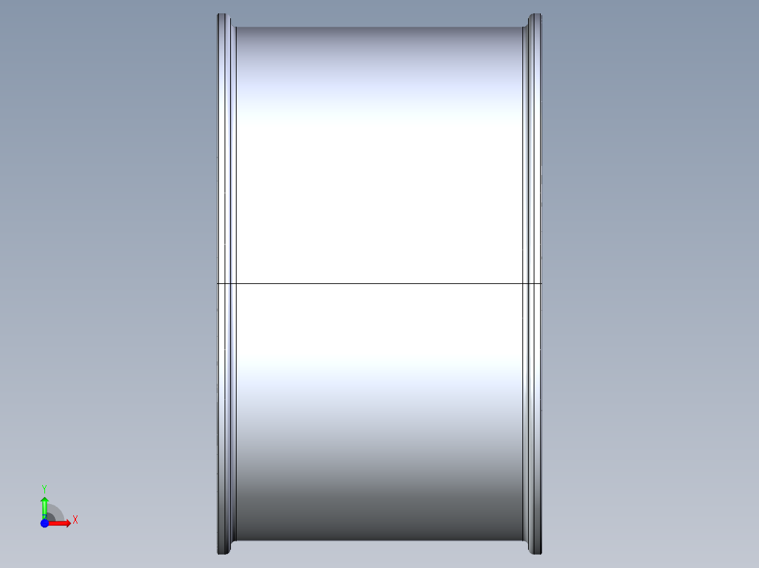 轮毂模型3D模型前视图