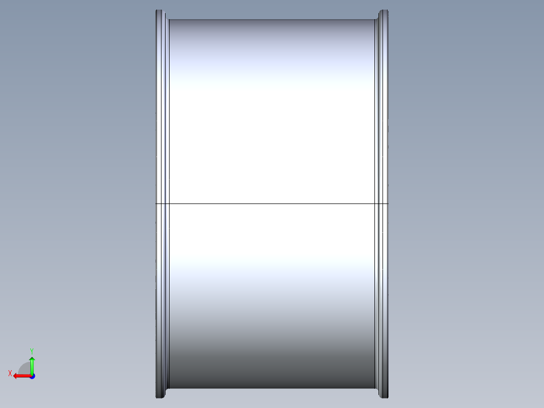 轮毂模型3D模型后视图