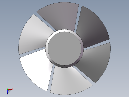 2013版本solidworks风扇俯视缩略图