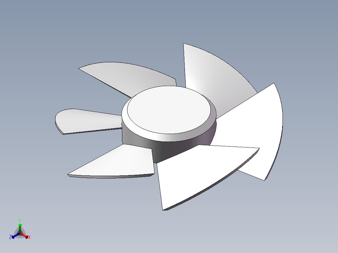2013版本solidworks风扇正等轴测图