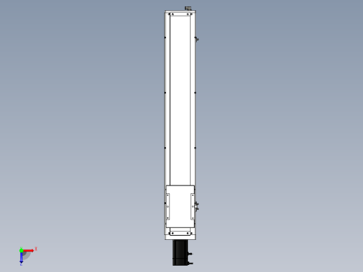 Toyo东佑达直线模组-ECH17-900-BC-750W俯视缩略图