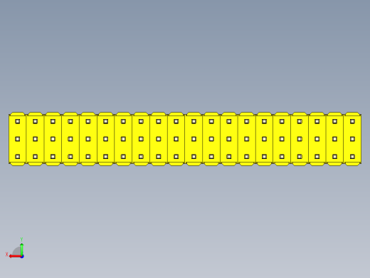 彩色公头100mil（2.54mm）系列-DS1021_yellow_3x20p_100mil_Type5_rev1.0后视缩略图