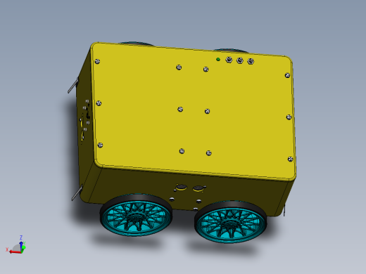 四轮小车设计模型